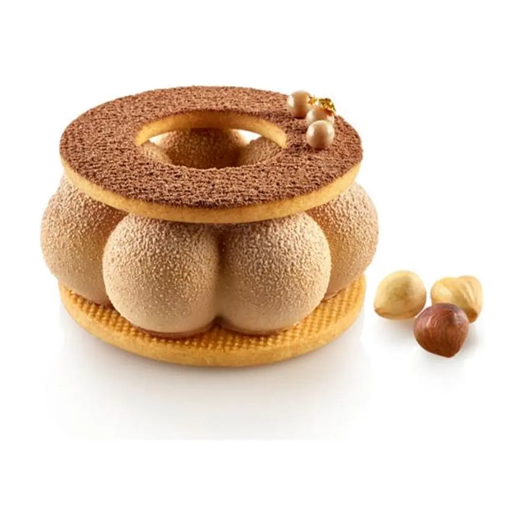 Форма для випікання Silikomart Curve Flex Truffle Crown 90 d-82 h-29 мм (TRUFFLE CROWN 90) - фото 2