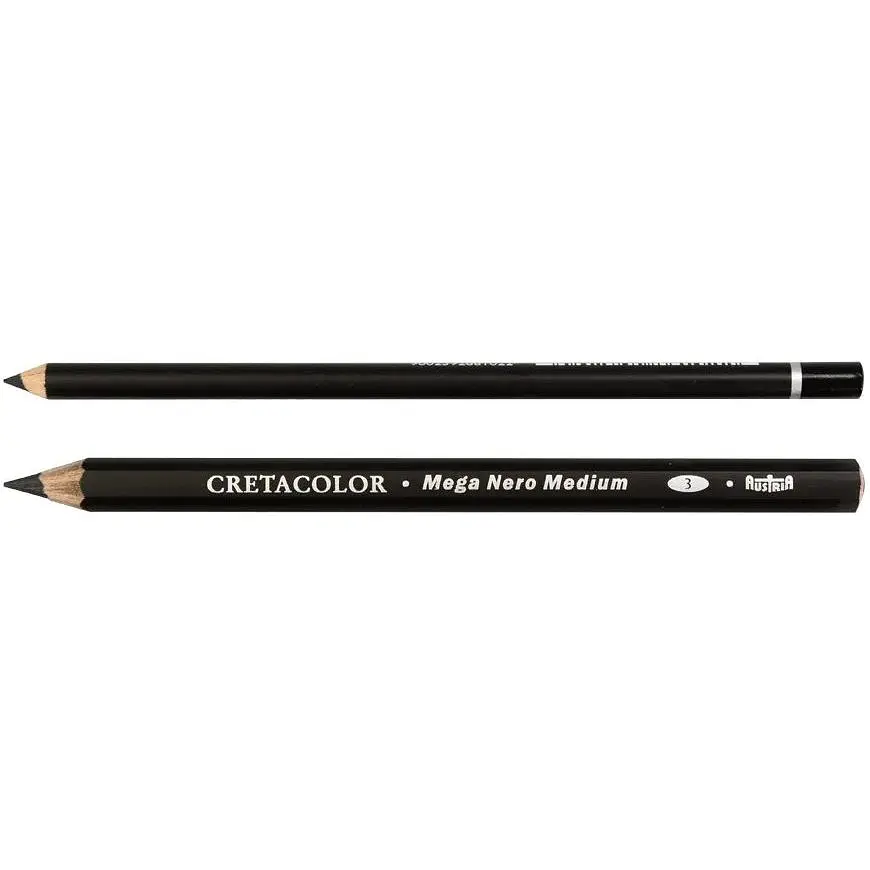 Олівець для рисунку Cretacolor MEGA Неро середній - фото 4