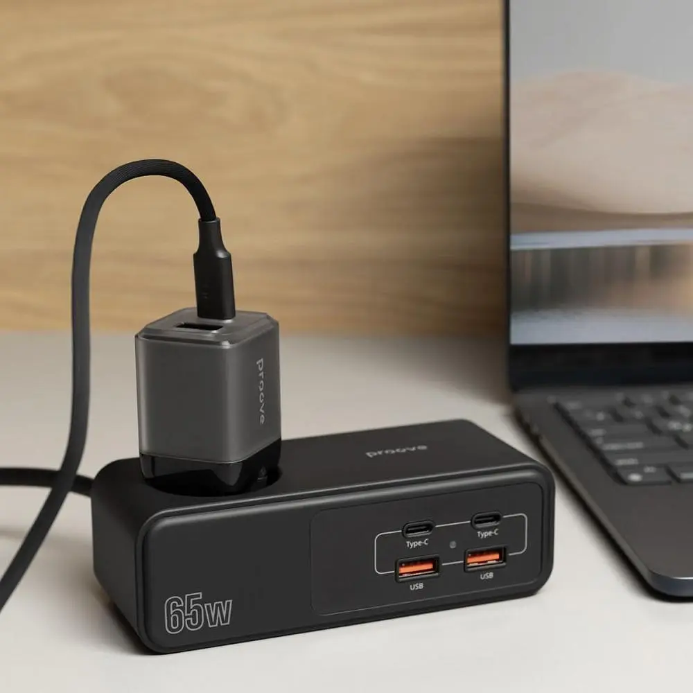 Мережевий фільтр Proove Homester Pro 65W (AC + 2xType-C + 2xUSB) 1.5m black (PSHP25002201) - фото 9
