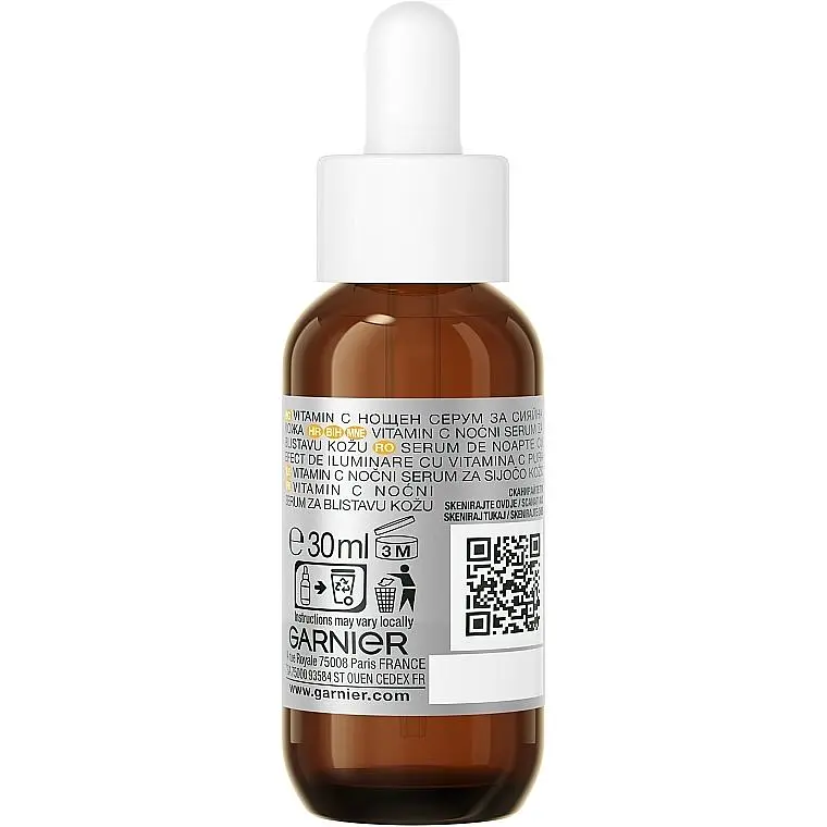Нічна сироватка Garnier Skin Naturals Vitamin C Brightening Night Serum 30 мл - фото 2