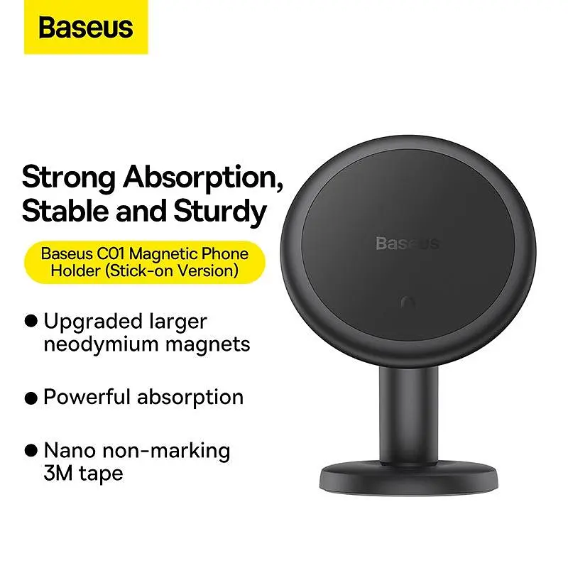 Тримач для авто на панель Baseus C01 Magnetic Phone Holder Stick-on Version C40140803113-00 - фото 7