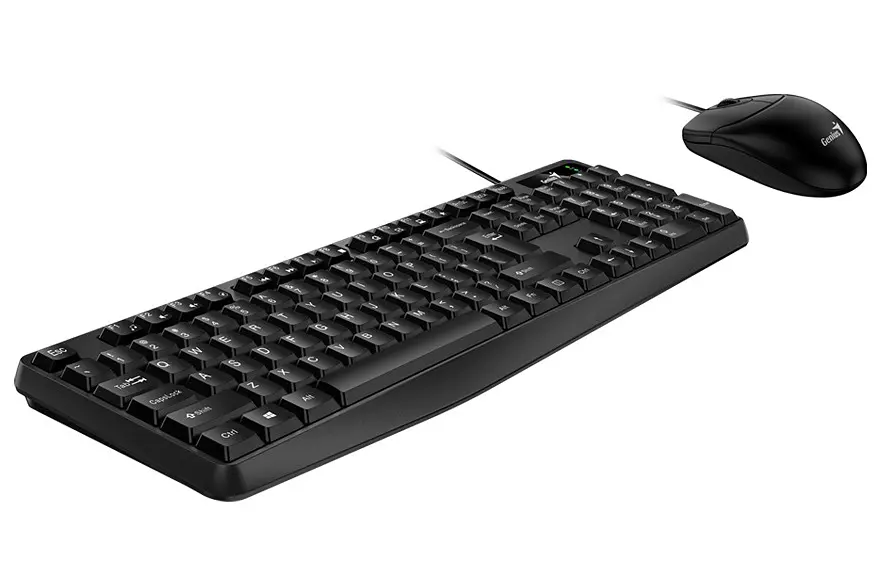 Комплект Genius KM-170, Black, Optical, USB, клавіатура+миша - фото 2