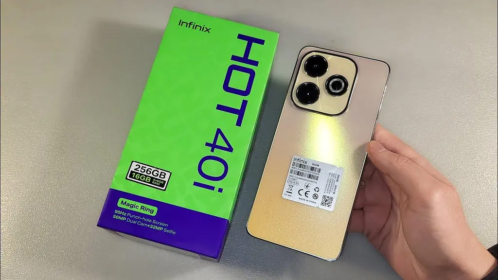 Смартфон Infinix Hot 40i (X6528B) 8/256GB золотистий (Horizon Gold) - фото 5
