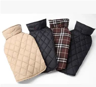 Зимовий водонепроникний двосторонній жилет у клітинку Derby Plaid Beige у британському стилі, M Бежевий - фото 3