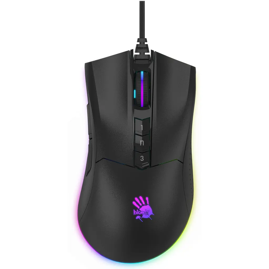 Мишка A4Tech Bloody P90s RGB Activated USB Black (4711421985796) - фото 3