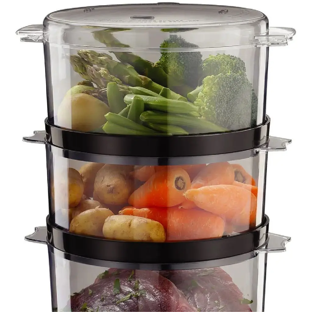 Пароварка Russell Hobbs Kitchen Collection 400 Вт чорний (26530-56) - фото 4