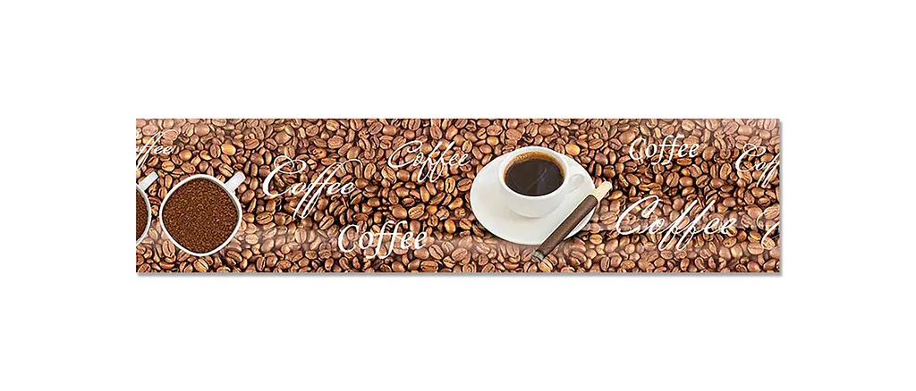 Кухонний фартух Happy Pocket Кава Coffee вінілова наклейка для кухні зерна чашки Напої Коричневий Z181345 - фото 7