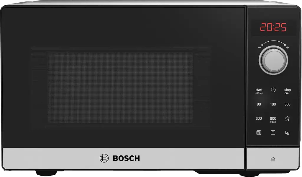 Мікрохвильова піч, 20л, електр. керув., 800Вт, гриль, дисплей, чорний Bosch kuh0015118 - фото 2