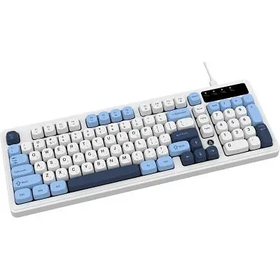 Клавіатура Ajazz AF98 USB UA White/Blue (AF98-GB) - фото 5