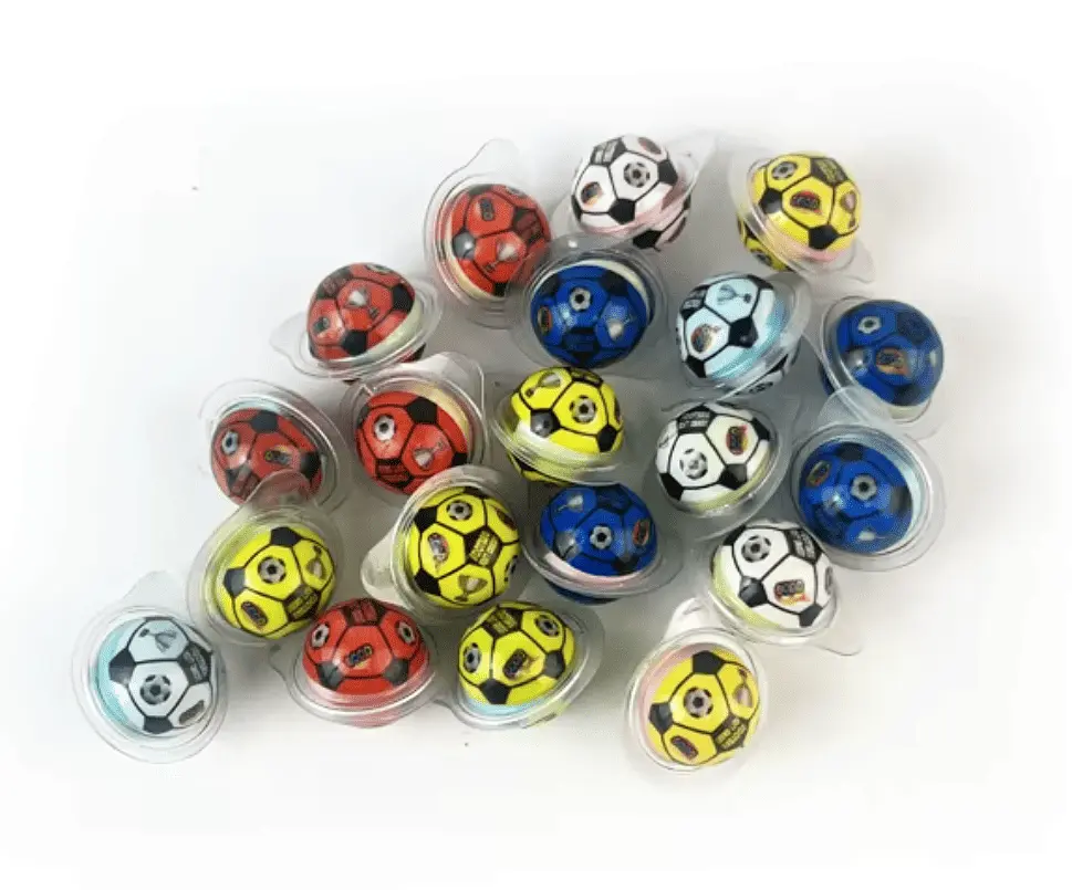 Жувальні цукерки Halloween 3D Football Gummy Candy with Jam - фото 2