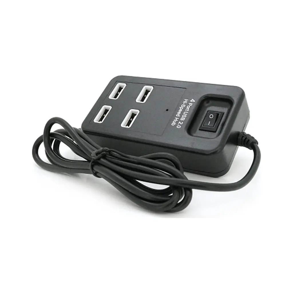 Концентратор Voltronic USB 2.0 to 4xUSB black (YT-HWS4-B) - фото 3