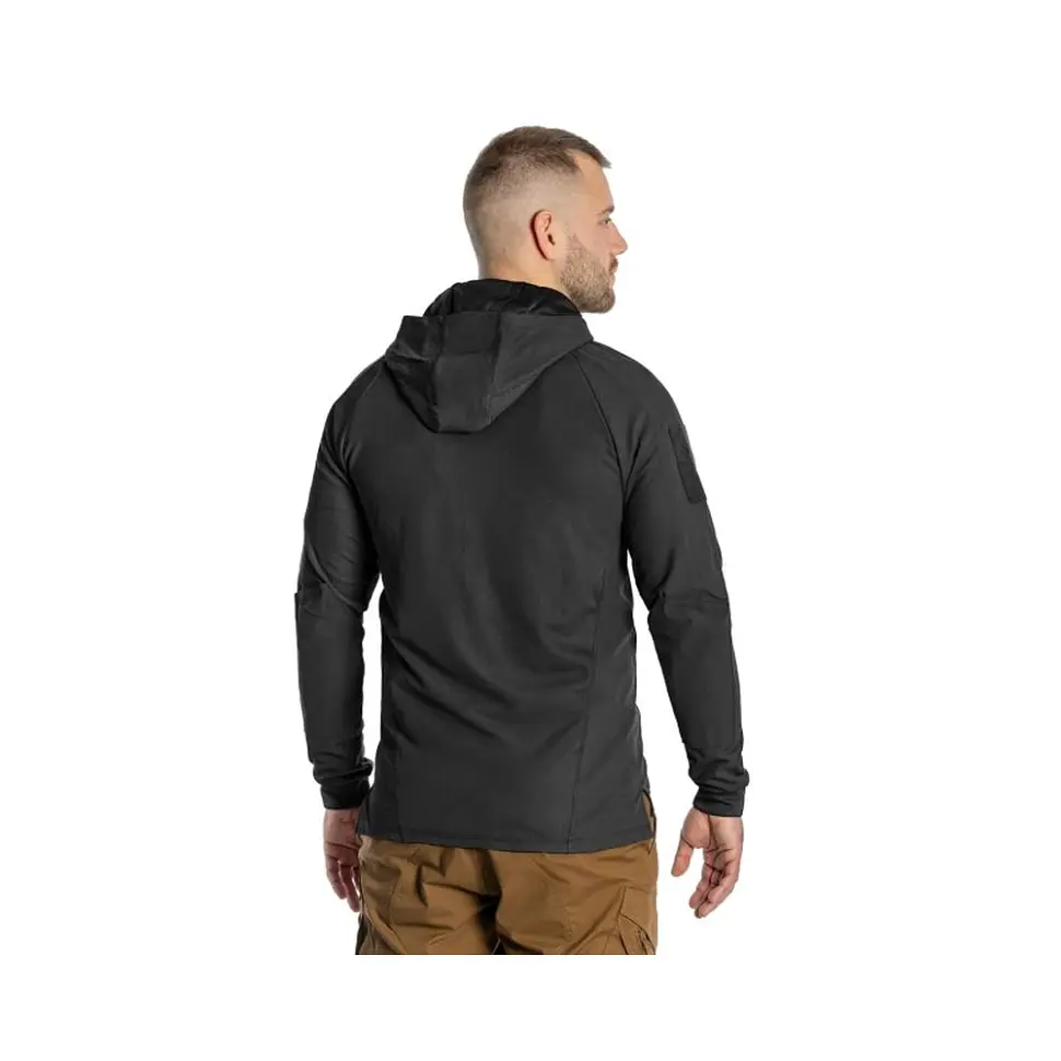 Кофта тактична Helikon-Tex RANGE HOODIE - TopCool, чорний, розмір XXL - фото 2