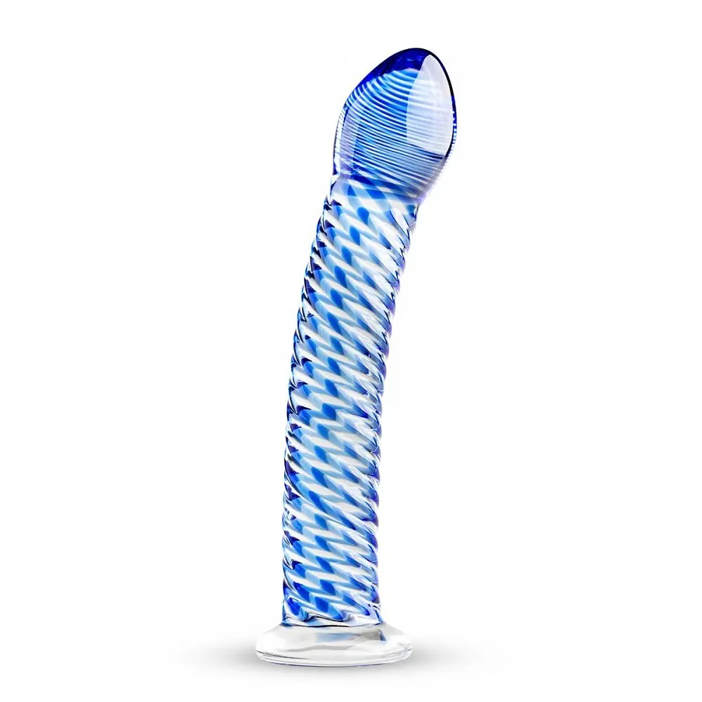 Стеклянный дилдо Gildo Glass Dildo No. 5, 18х3.5 см - фото 2