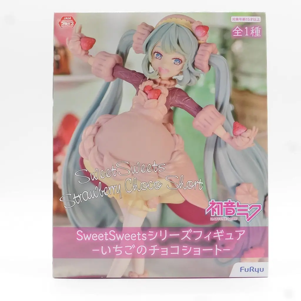 Фігурка FuRyu Вокалоїд Хацуне Міку Vocaloid Hatsune Miku Sweet Sweet Strawberry Choco Short 17 см WST VC HM 1 - фото 3