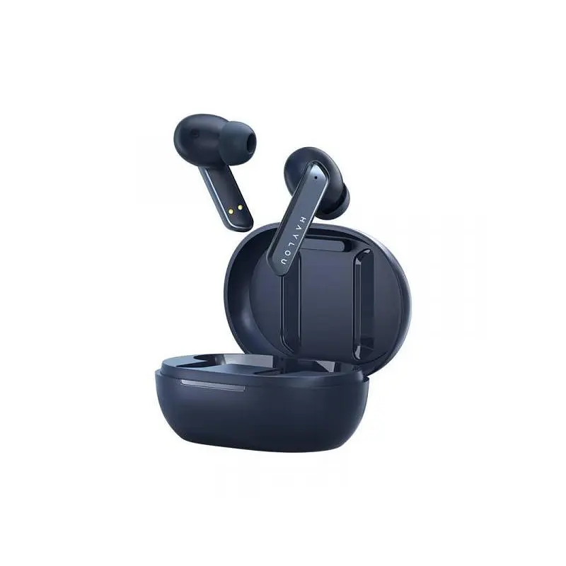 Навушники TWS Haylou W1 Blue - фото 2