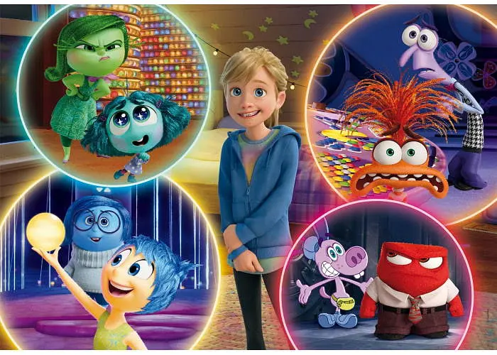 Пазл Clementoni SuperСolor: Емоції головної героїні, Думки Навиворіт 2, Disney/Pixar (SuperСolor - Disney Pixar Inside Out 2 Puzzle - 104 pcs.), 104 ел. (25071) - фото 2