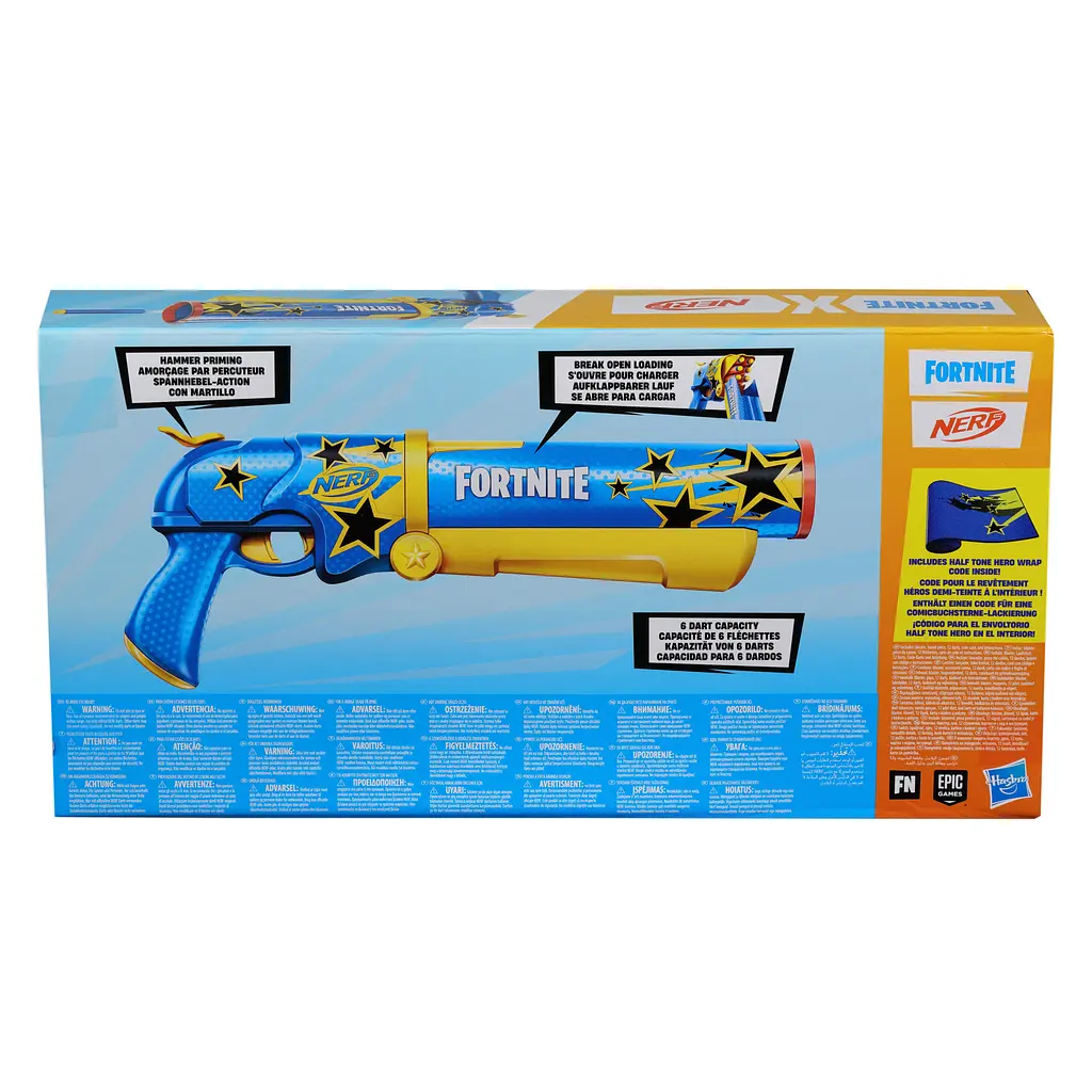 Бластер игрушечный Nerf Fortnite Half Tone Hero (F8947) - фото 3