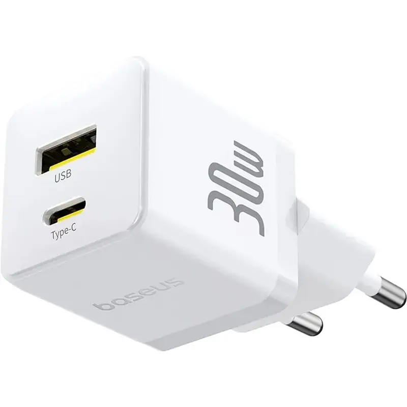 Зарядний пристрій Baseus Palm 30W (P1011160A213-00) білий - фото 4