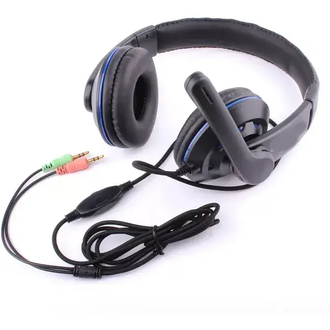 Ігрові навушники XPRO X5 з мікрофоном і регулюванням висоти чорні (MER-15581) - фото 2