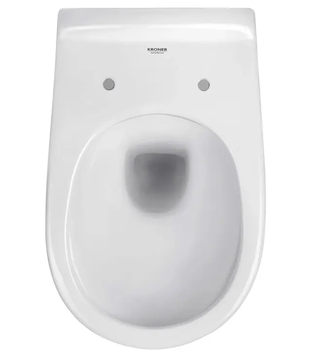 Унітаз підвісний безобідковий Kroner Oker WHI533536 RIMLESS з сидінням (KO533536WHIR) (CV033120) - фото 6