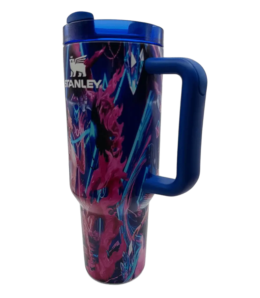 Термос термочашка Stanley Quencher H2.0 Tumbler Світиться у темряві 1,18 л Huntr/X World Tour Edition KT7001986 - фото 6
