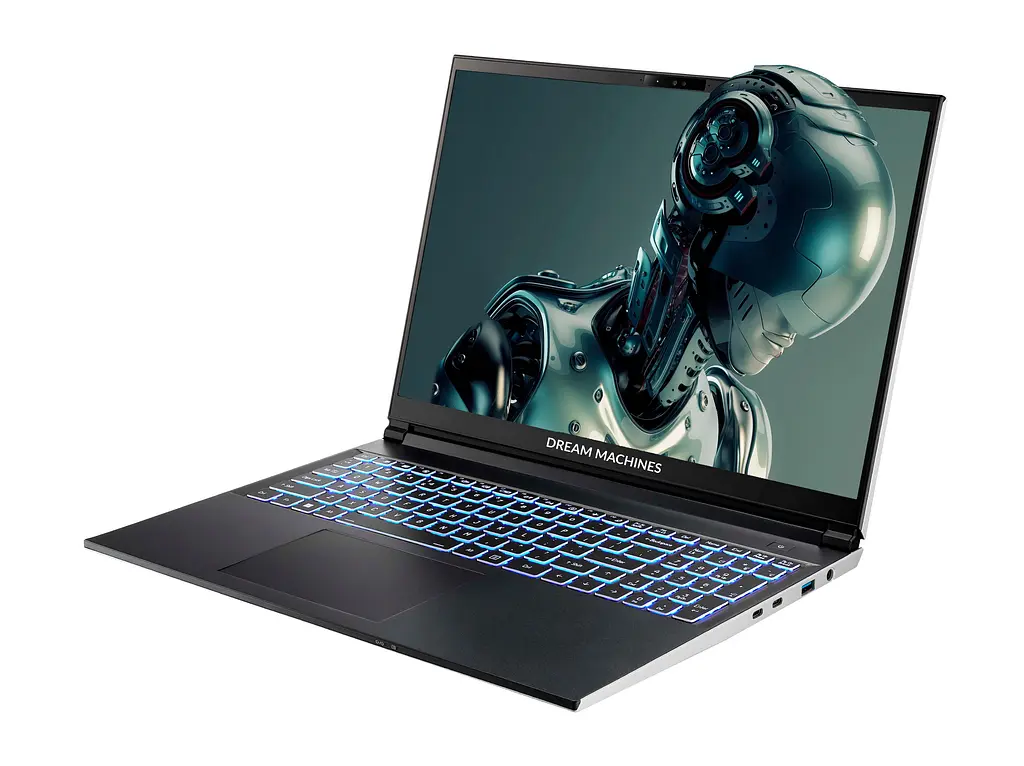 Ноутбук Dream Machines RG4050-16 16FHD+ IPS, Intel Ultra 5-125H, 32GB, F1TB, NVD4050-6, DOS, Сріблястий (RG4050-16UA21) - фото 4
