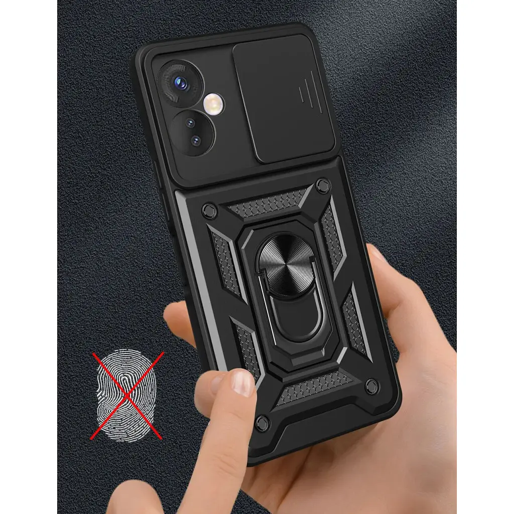 Чохол до мобільного телефона BeCover Military Tecno Spark 9 Pro (KH7n) Black (710006) - фото 4