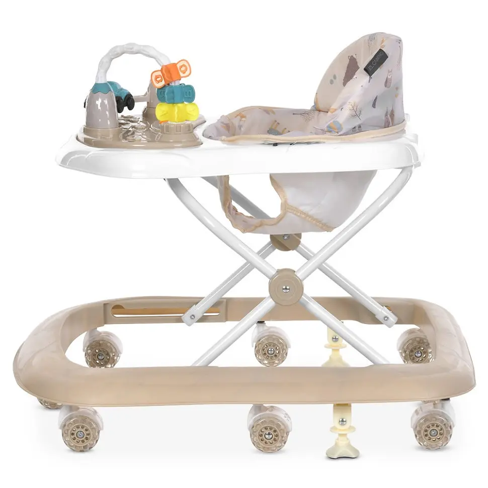 Дитячі ходунки SIMPLY ME 1215 Beige з брязкальцями музичні - фото 3