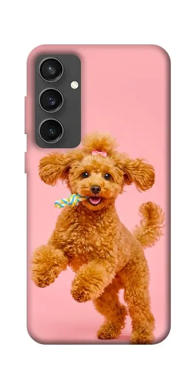 TPU чохол Demsky Happy poodle для Samsung Galaxy S24 FE