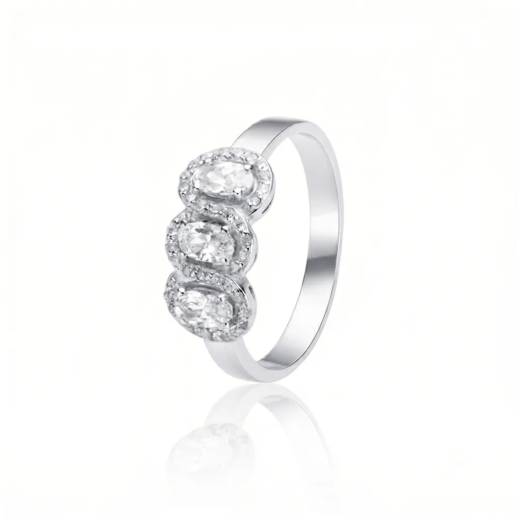 Срібна каблучка (3736) 17.5