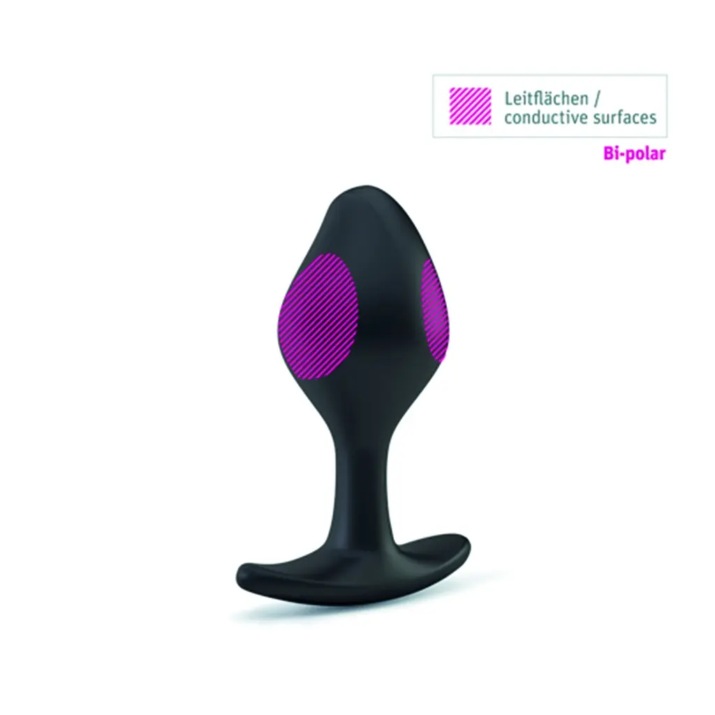 Анальна пробка Mystim Rocking Force 10.5 см (чорний) - фото 2