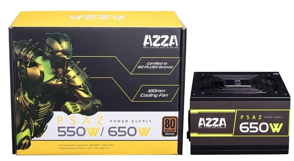 Блок живлення AZZA 650W 80+ Bronze (PSAZ-650W) Black - фото 3