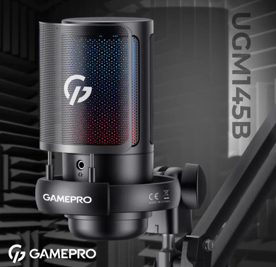 Мікрофон із пантографом конденсаторний GamePro UGM-145-B USB Black - фото 5