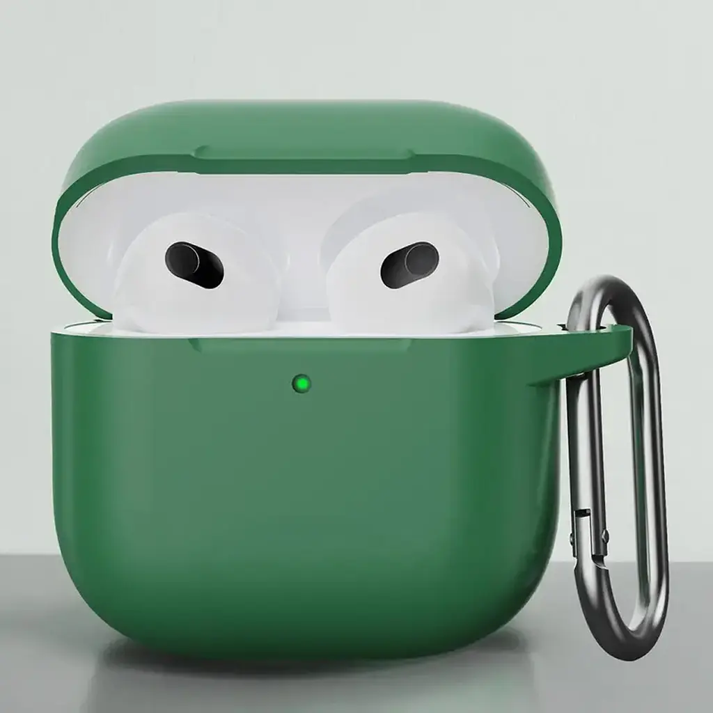 Чохол для навушників Silicone Case для AirPods 4 Pine Needle Green [122748] - фото 3