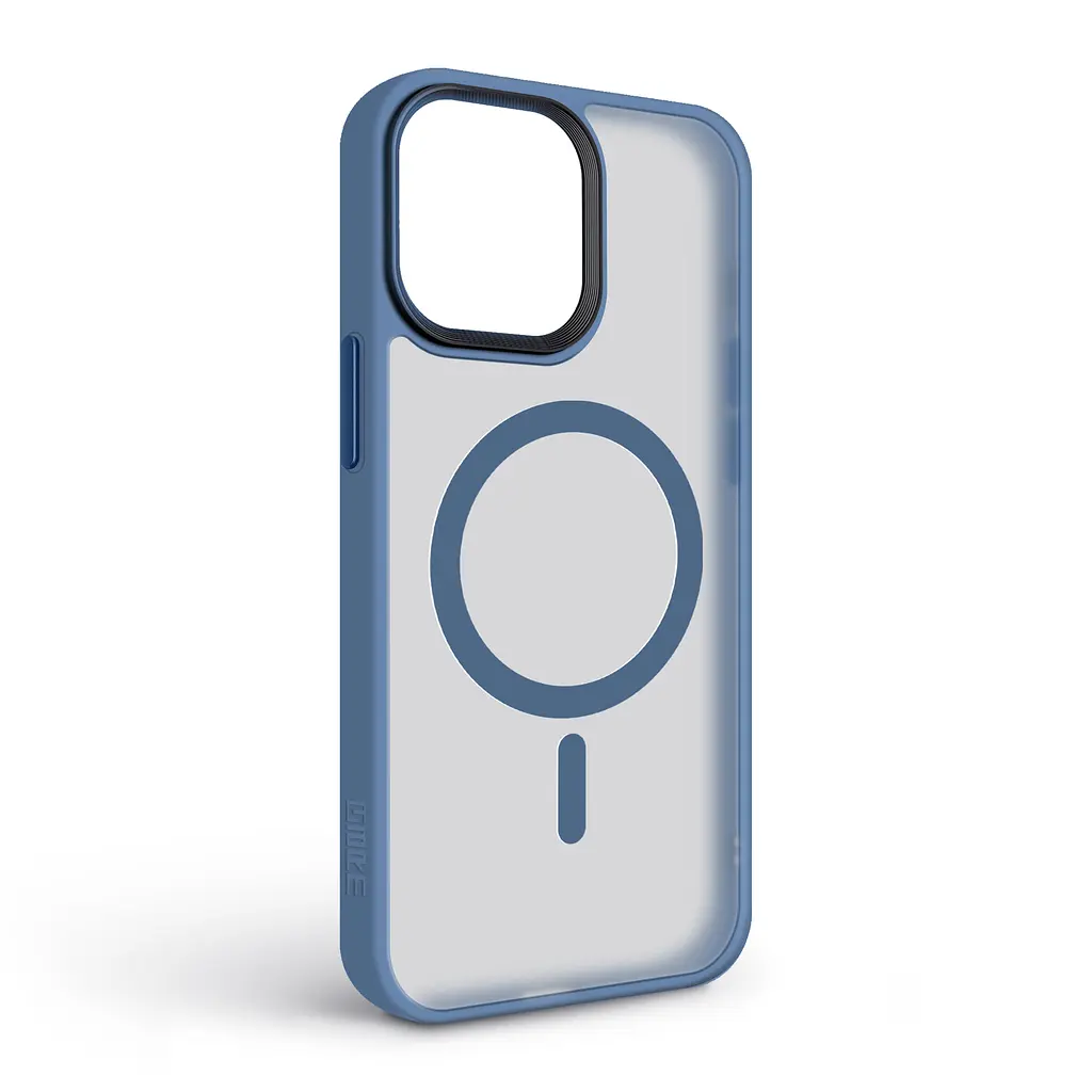 Чехол для Apple iPhone 15 Pro Max, Uniq MagCase, голубой, противоударный, панель-накладка с магсейф, ударопрочный TPU+PC, с магнитом MagSafe, поддержка полноценной беспроводной зарядки, ArmorStandart (ARM75332) - фото 2
