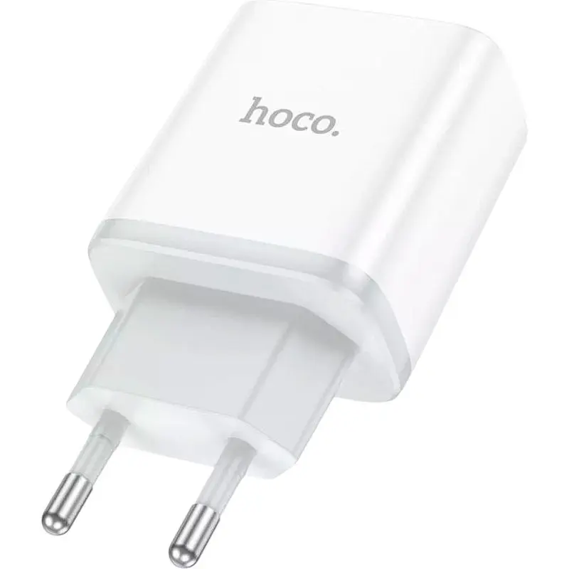 Мережевий зарядний пристрій Hoco N28 Founder 20W White [93097] - фото 2