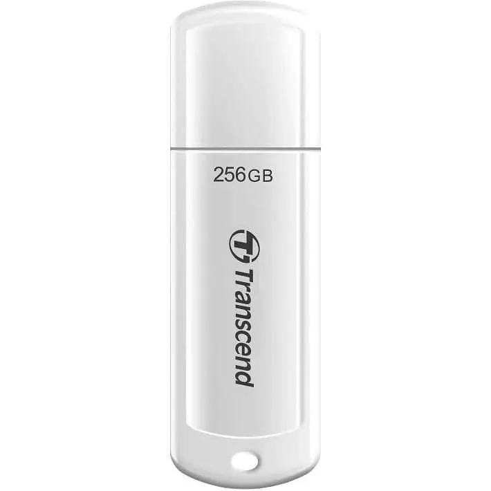 Флеш-накопичувач Transcend JetFlash White 256GB USB 3.1 (FFUFTR02112) - фото 4