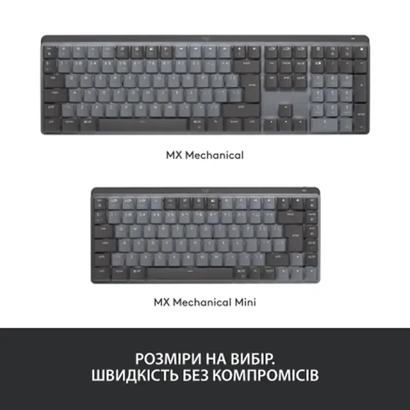 Клавіатура Logitech MX Mechanical Wireless Illuminated Performance Graphite (920-010757) - фото 10
