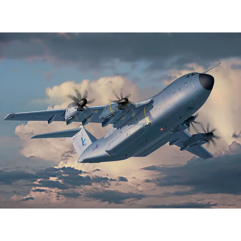 Збірна модель-копія Revell Літак Airbus A400M Atlas RAF 1:72 (1810305) - фото 8