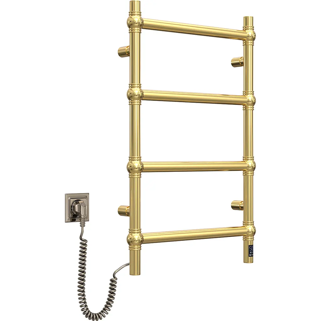 Электрический полотенцесушитель Navin Retro 500x800 Sensor левое, золото 10-012033-4860, Золотой, Левое, Электронный - фото 3