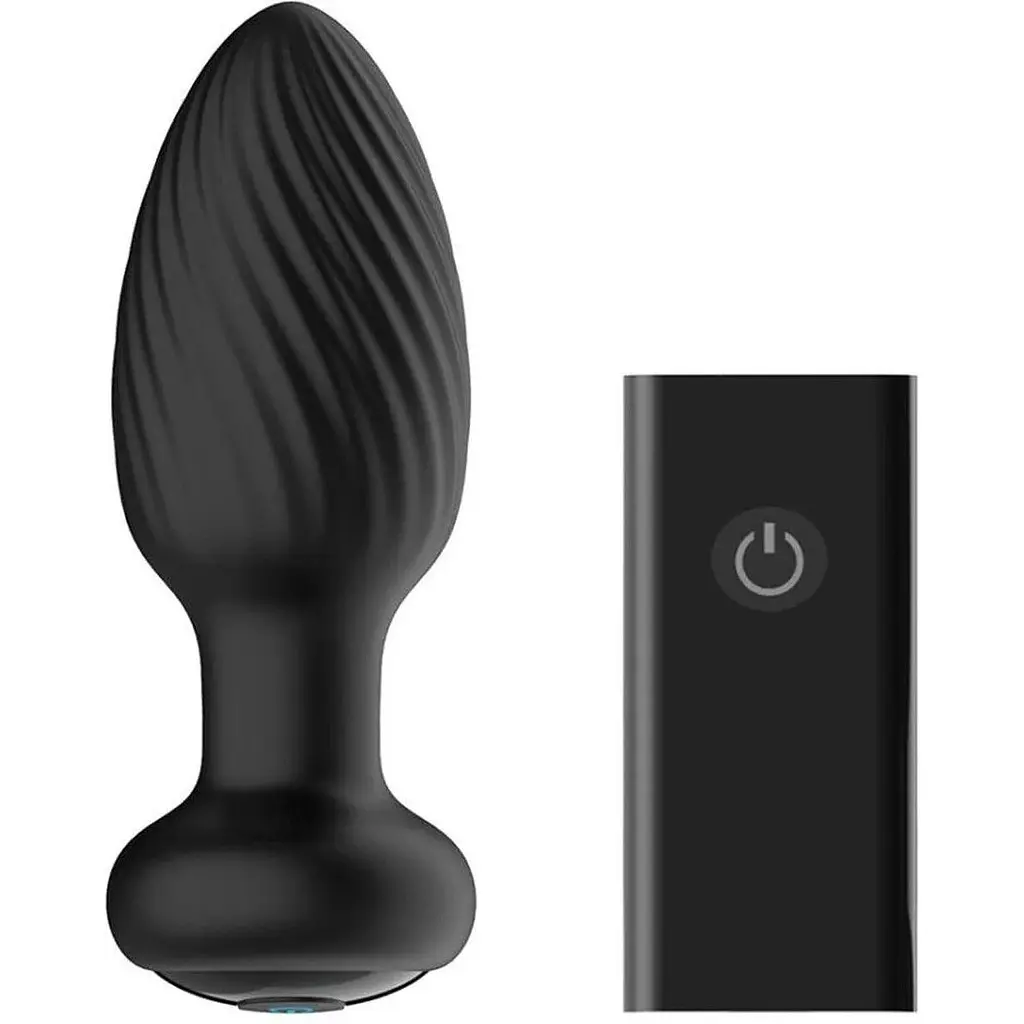 Анальная пробка Nexus Tornado Remote Control Rotating Butt Plug Black - фото 2