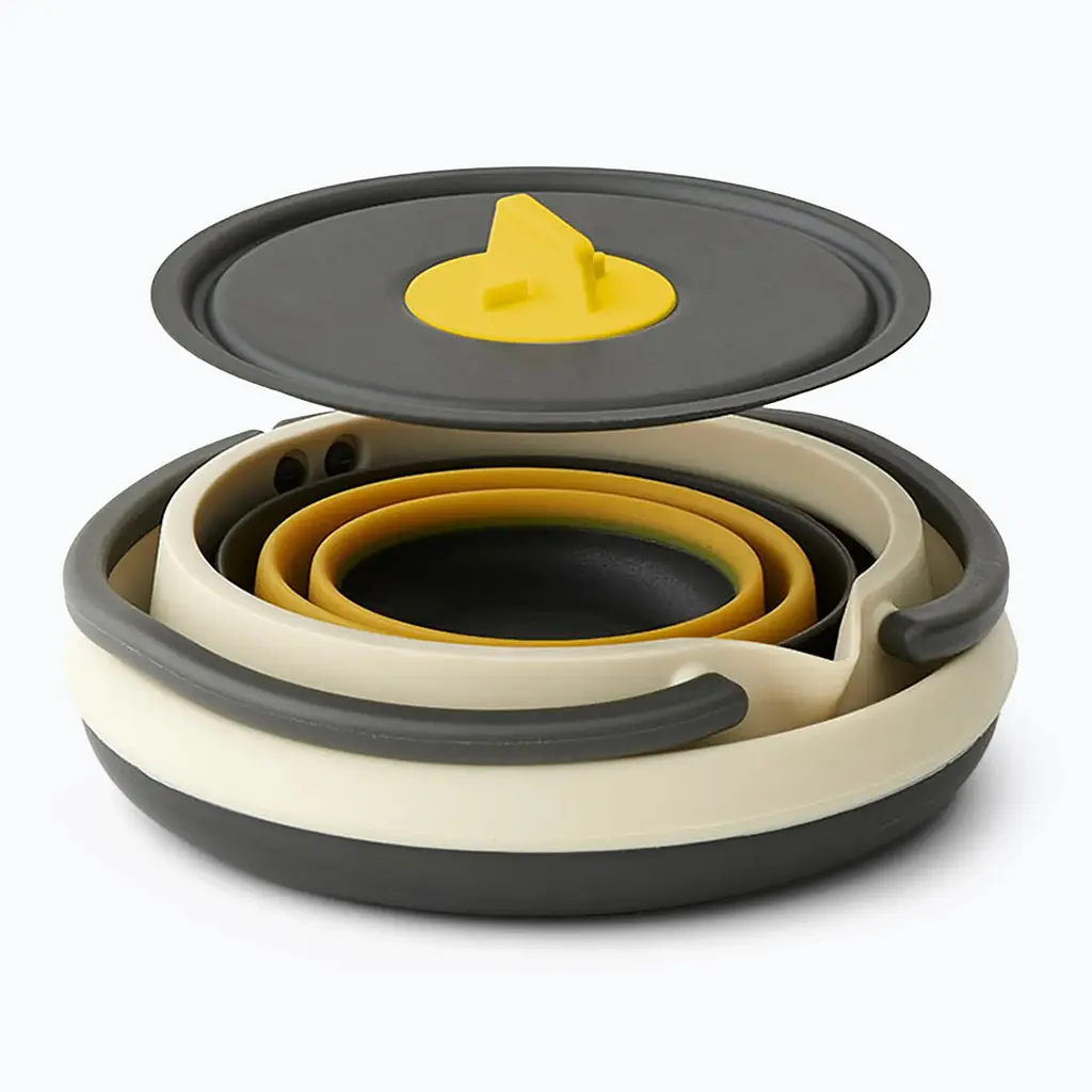 Набір посуду Sea to Summit Frontier UL Collapsible Kettle Cook Set, на 1 персону (чайник+миска+чашка) Різнокольоровий - фото 2