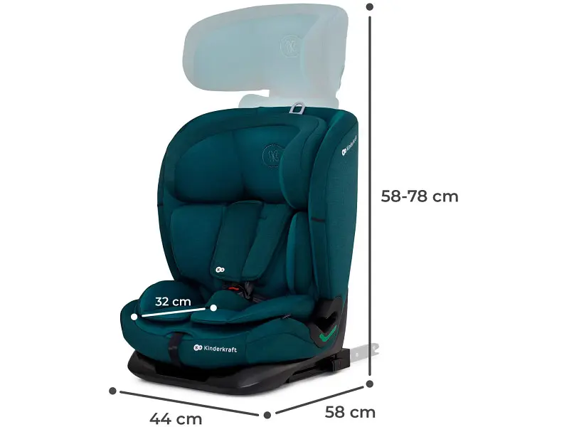 Автокрісло KinderKraft Oneto3 i-Size Harbour Blue (KCONE300BLU0000) - фото 4