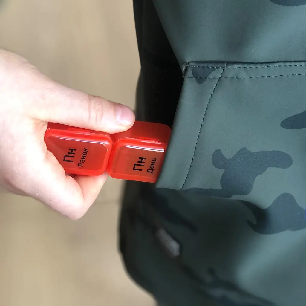 Органайзер для таблеток МВМ My Home PC-03 7 днів 17.5х10.7х2.7 см прозорий (PC-03 T) - фото 6