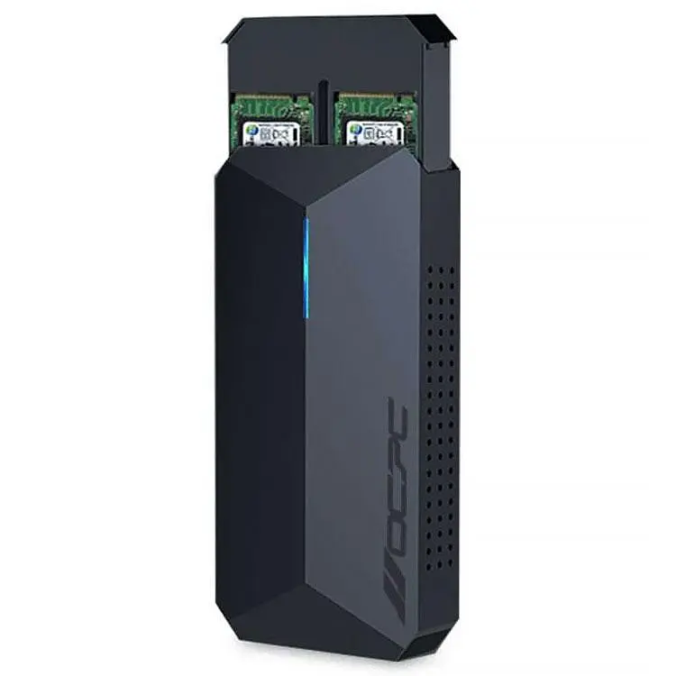 Зовнішня кишеня для SSD M.2 PCIe OCPC AZURRO DUO - фото 5