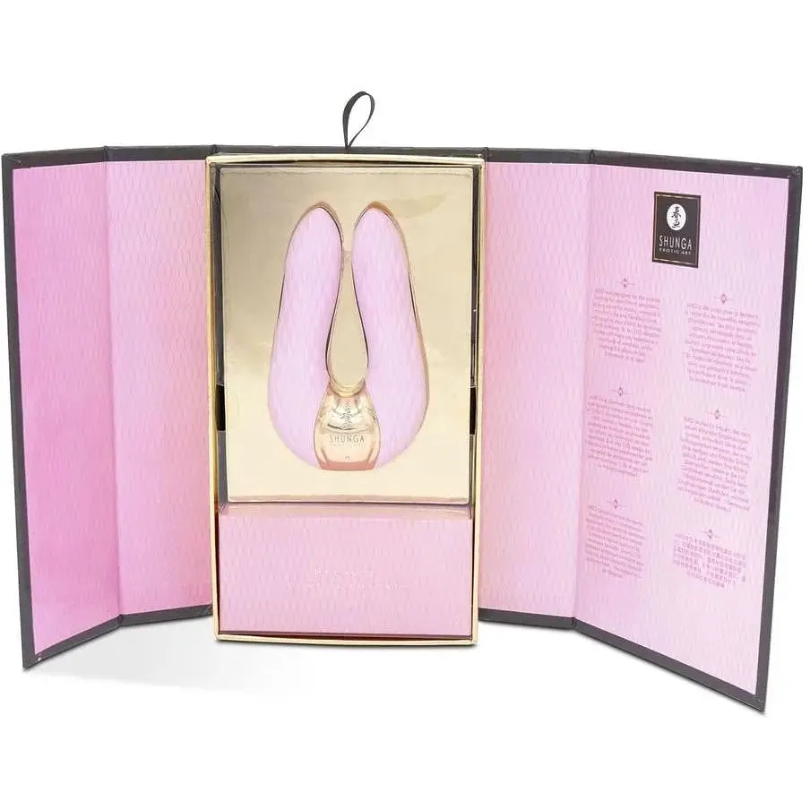 Вібратор для клітора Shunga Aiko Light Pink гнучкі кінчики - фото 8