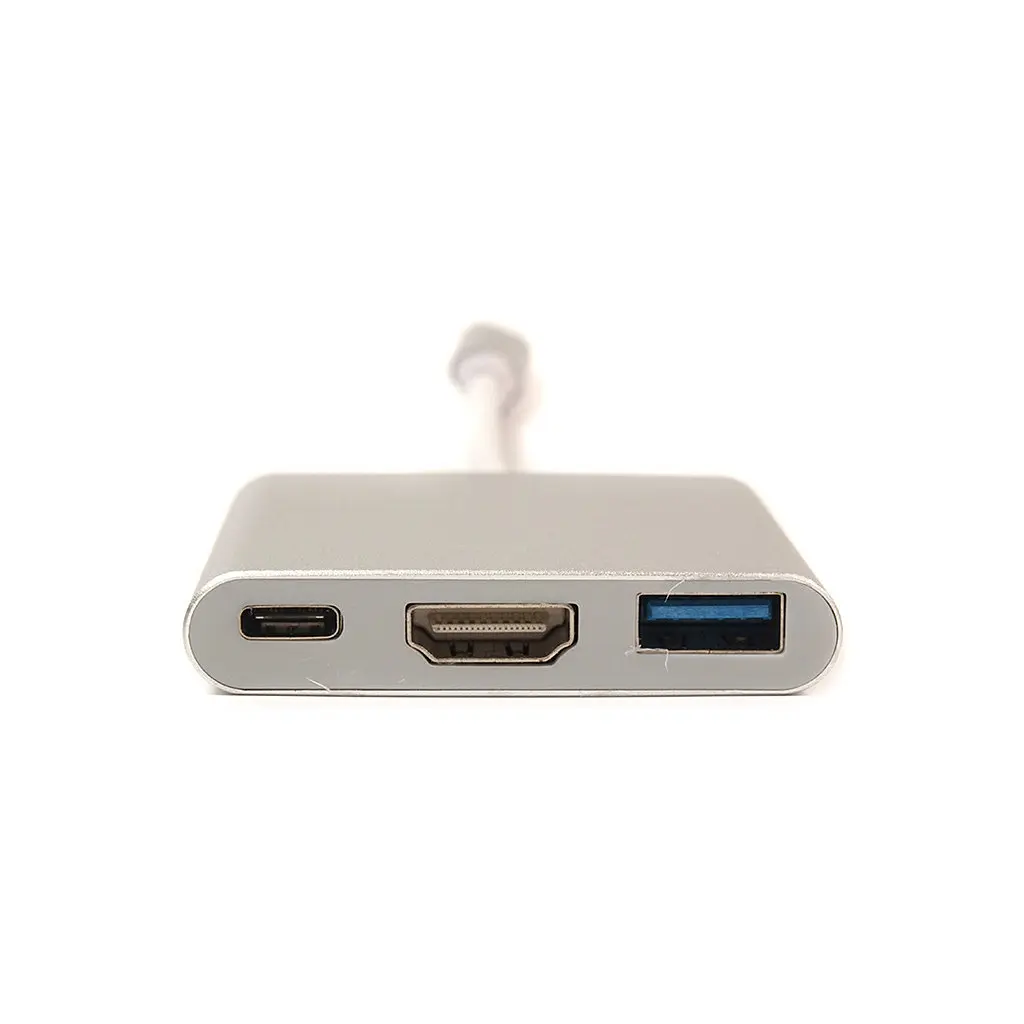 Переходник USB C-Type - HDMI/USB PowerPlant (KD00AS1306) - фото 2