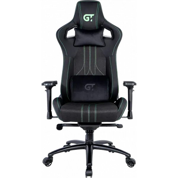 Геймерське крісло GT Racer (X-8006 Fabric Black/Green) - фото 2