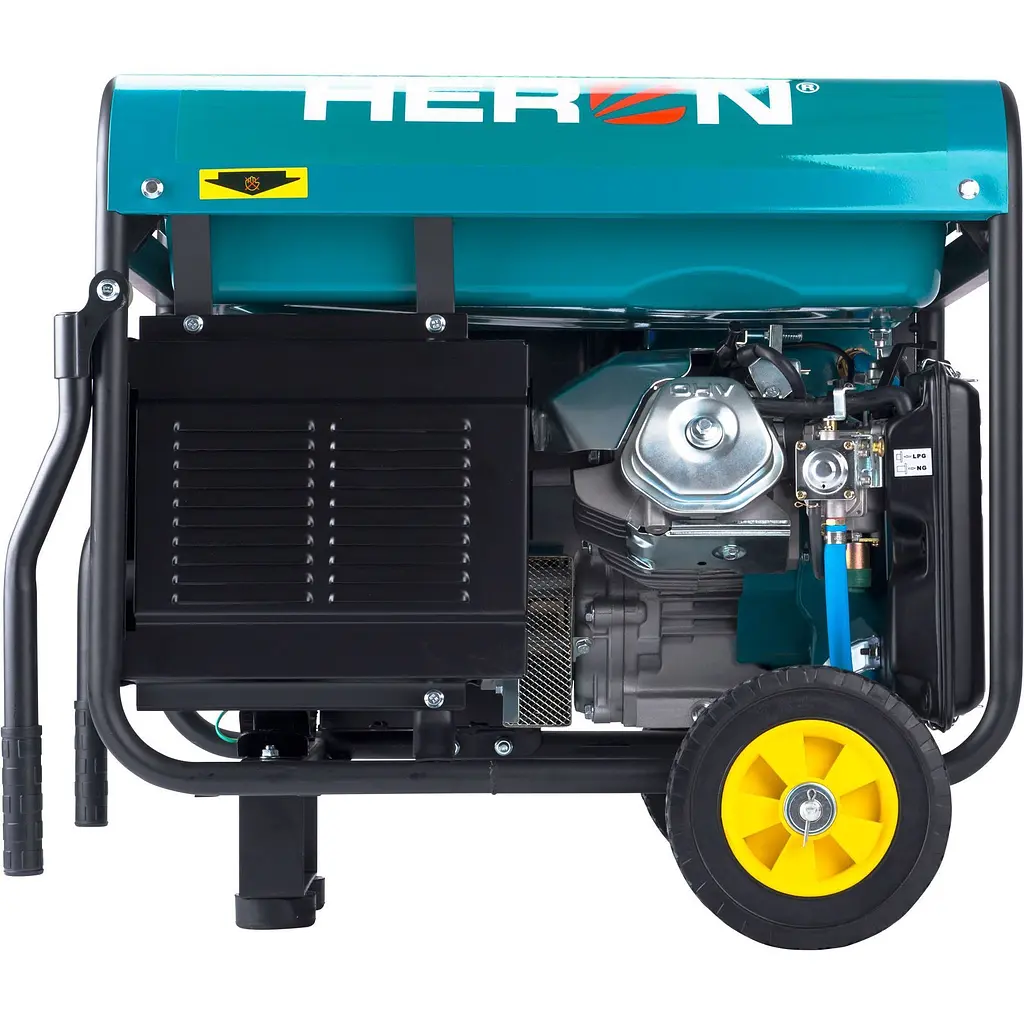 Генератор газово-бензиновий Heron LPG/NG 13HP 5.5kW (8896319) [157540] - фото 4