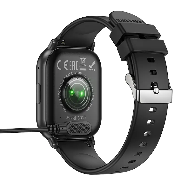 Смарт-годинник BOROFONE BD11 51mm. 220 mAh. IPX4 Smart sports watch (call version) Black (6941991119132) - фото 6